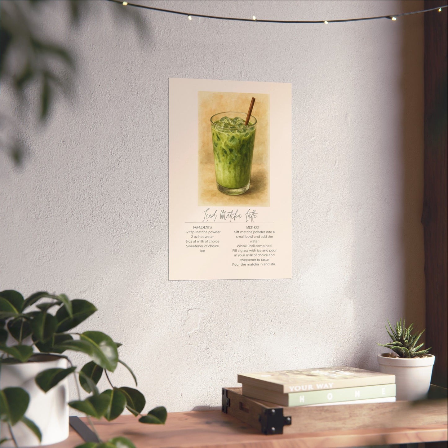 Iced Matcha Latte