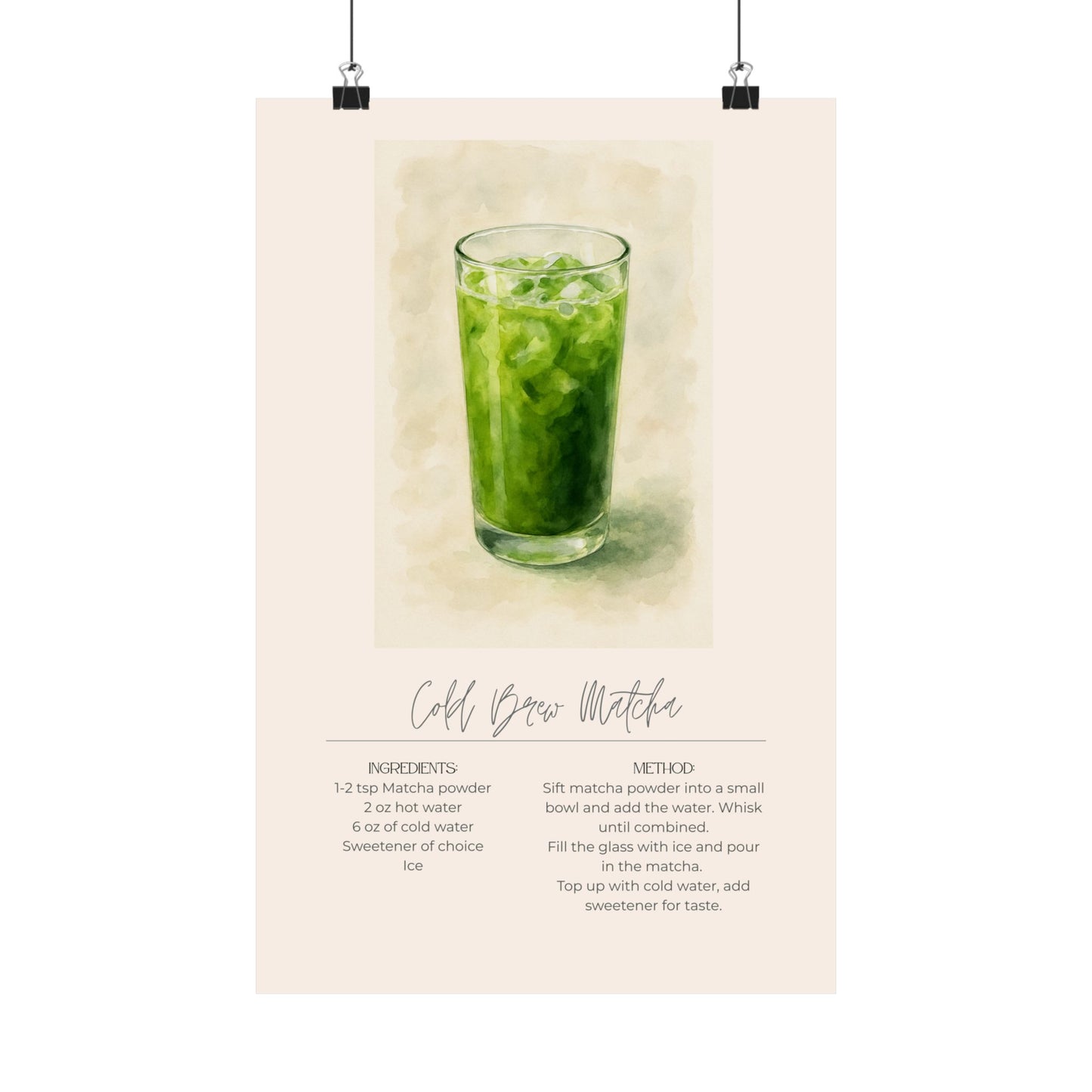 Cold Brew Matcha