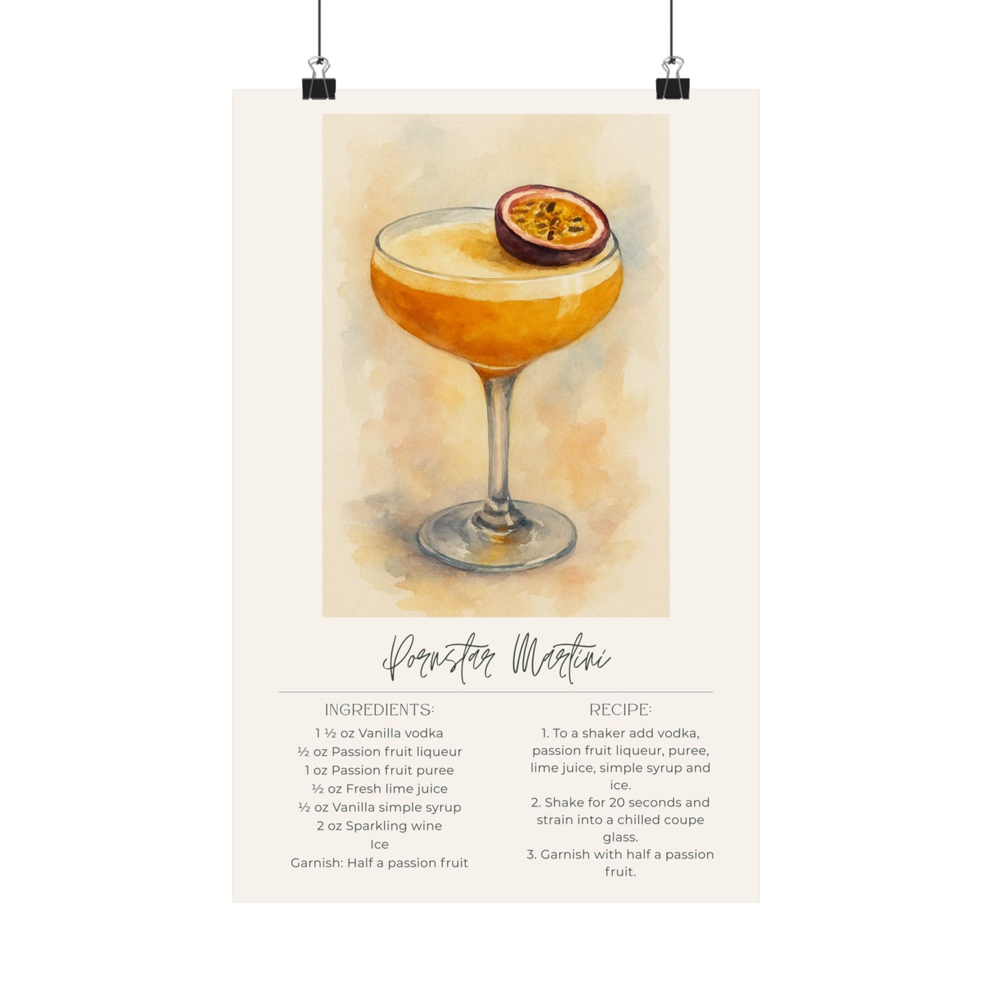 Pornstar Martini Poster