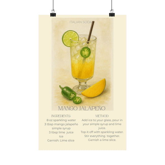 Mango Jalapeño Italian Soda